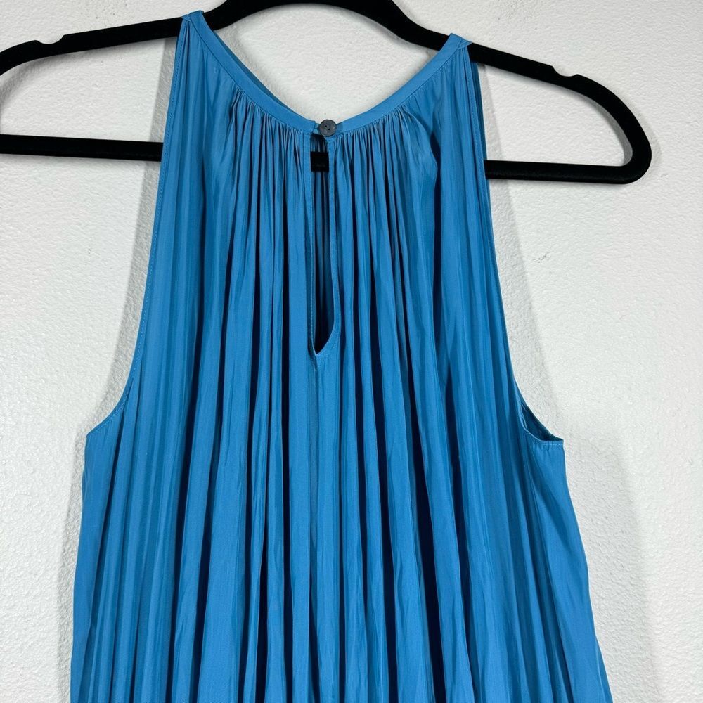 Ramy Brook Paris Sleeveless Mini Dress in Blue Lagoon Women’s Medium - Picture 5 of 7